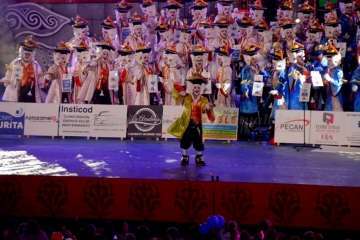 Primera fase del concurso de murgas del carnaval capitalino (Foto Francisco J. Santana)