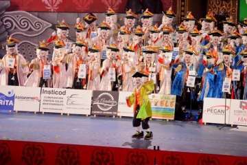 Primera fase del concurso de murgas del carnaval capitalino (Foto Francisco J. Santana)