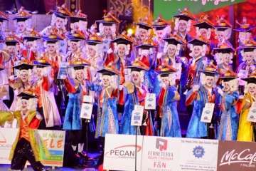Primera fase del concurso de murgas del carnaval capitalino (Foto Francisco J. Santana)