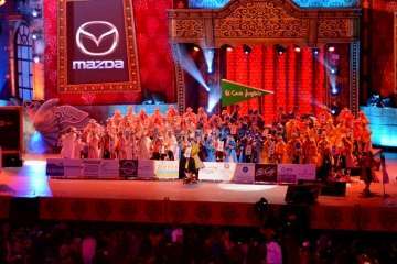 Primera fase del concurso de murgas del carnaval capitalino (Foto Francisco J. Santana)