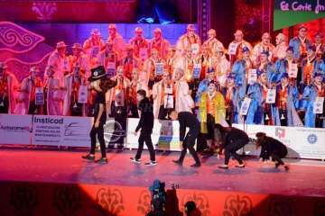 Primera fase del concurso de murgas del carnaval capitalino (Foto Francisco J. Santana)