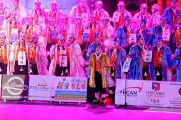 Primera fase del concurso de murgas del carnaval capitalino (Foto Francisco J. Santana)