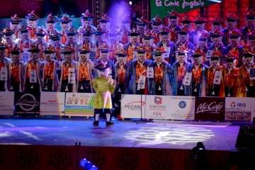 Primera fase del concurso de murgas del carnaval capitalino (Foto Francisco J. Santana)