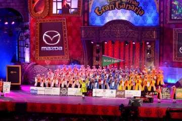 Primera fase del concurso de murgas del carnaval capitalino (Foto Francisco J. Santana)