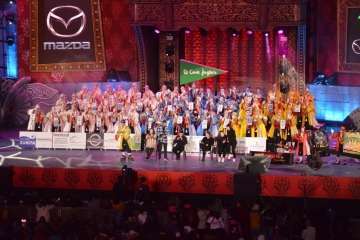 Primera fase del concurso de murgas del carnaval capitalino (Foto Francisco J. Santana)