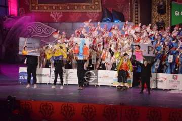 Primera fase del concurso de murgas del carnaval capitalino (Foto Francisco J. Santana)