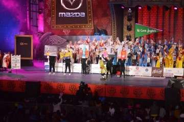 Primera fase del concurso de murgas del carnaval capitalino (Foto Francisco J. Santana)