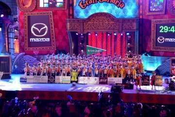 Primera fase del concurso de murgas del carnaval capitalino (Foto Francisco J. Santana)