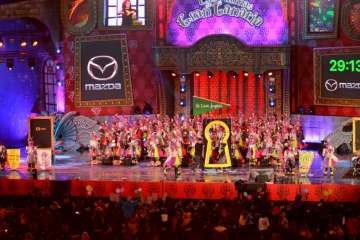 Las Golisnionas 'cuenta las verdades' en el Carnaval capitalino (Foto Francisco Javier Santana)