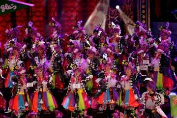 Las Golisnionas 'cuenta las verdades' en el Carnaval capitalino (Foto Francisco Javier Santana)