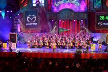 Las Golisnionas 'cuenta las verdades' en el Carnaval capitalino (Foto Francisco Javier Santana)