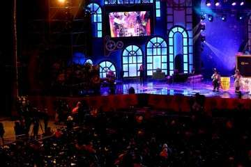 Las Golisnionas 'cuenta las verdades' en el Carnaval capitalino (Foto Francisco Javier Santana)