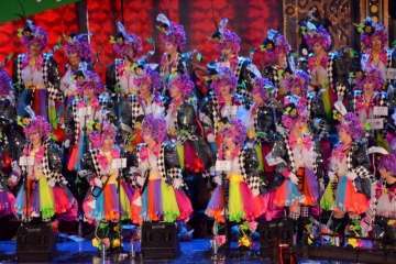 Las Golisnionas 'cuenta las verdades' en el Carnaval capitalino (Foto Francisco Javier Santana)