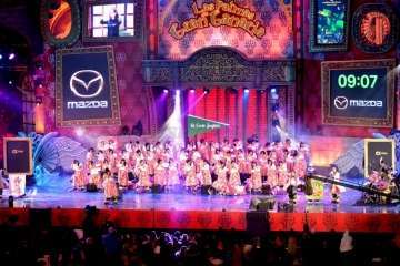 Las Golisnionas 'cuenta las verdades' en el Carnaval capitalino (Foto Francisco Javier Santana)