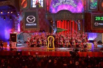 Las Golisnionas 'cuenta las verdades' en el Carnaval capitalino (Foto Francisco Javier Santana)