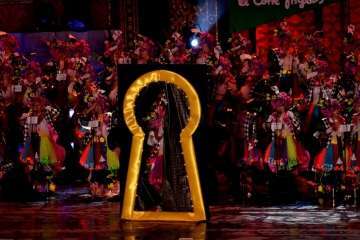 Las Golisnionas 'cuenta las verdades' en el Carnaval capitalino (Foto Francisco Javier Santana)