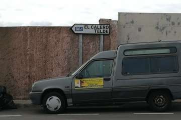 Estanque abandonado junto al colegio del Callejón del Castillo (Foto TA)