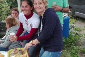 Tara despide sus fiestas con un partido de fútbol y un asadero popular (Foto Carmelo Santana Suárez)