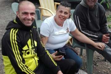 Tara despide sus fiestas con un partido de fútbol y un asadero popular (Foto Carmelo Santana Suárez)