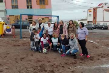 Tara despide sus fiestas con un partido de fútbol y un asadero popular (Foto Carmelo Santana Suárez)