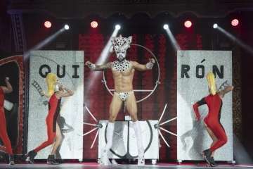 Un diseño del teldense Nauzet Afonso, primer finalista de la Gala Drag Qeen del Carnaval capitalino (Foto lpcarnaval)