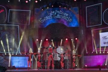 Un diseño del teldense Nauzet Afonso, primer finalista de la Gala Drag Qeen del Carnaval capitalino (Foto lpcarnaval)