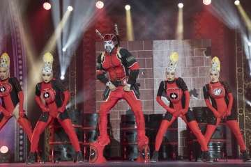 Un diseño del teldense Nauzet Afonso, primer finalista de la Gala Drag Qeen del Carnaval capitalino (Foto lpcarnaval)