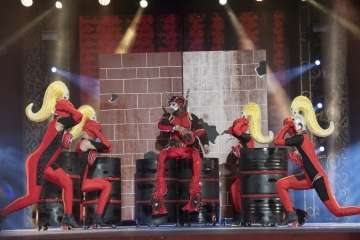 Un diseño del teldense Nauzet Afonso, primer finalista de la Gala Drag Qeen del Carnaval capitalino (Foto lpcarnaval)