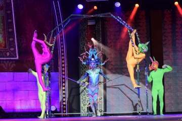 El teldense Nauzet Afonso se trae un tercer premio del Concurso de Maquillaje (Foto Lpcarnaval)