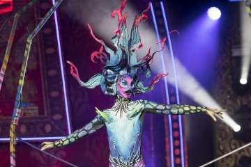 El teldense Nauzet Afonso se trae un tercer premio del Concurso de Maquillaje (Foto Lpcarnaval)