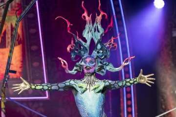 El teldense Nauzet Afonso se trae un tercer premio del Concurso de Maquillaje (Foto Lpcarnaval)