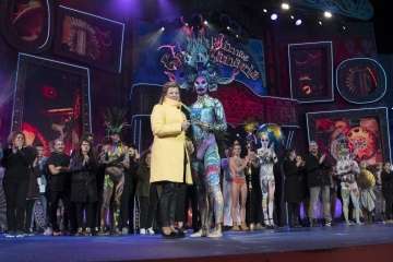 El teldense Nauzet Afonso se trae un tercer premio del Concurso de Maquillaje (Foto Lpcarnaval)