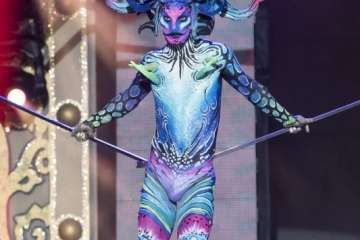 El teldense Nauzet Afonso se trae un tercer premio del Concurso de Maquillaje (Foto Lpcarnaval)
