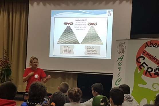 Concienciar sobre la tenencia de animales desde las aulas en Telde (Foto TA)