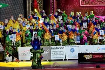 Los Nietos de Sary Mánchez acapara tres premios en el Concurso de Murgas de la capital