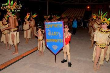 Montaje del escenario y pregón de las fiestas del Carnaval 2018 de Telde (Foto TA y Francisco Javier Santana)