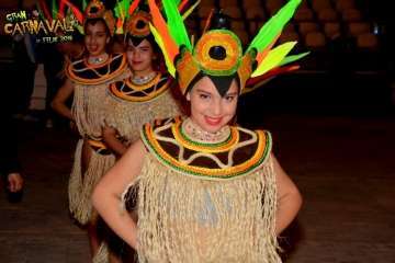 Montaje del escenario y pregón de las fiestas del Carnaval 2018 de Telde (Foto TA y Francisco Javier Santana)