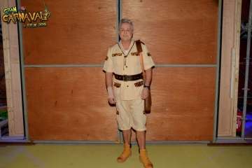 Montaje del escenario y pregón de las fiestas del Carnaval 2018 de Telde (Foto TA y Francisco Javier Santana)