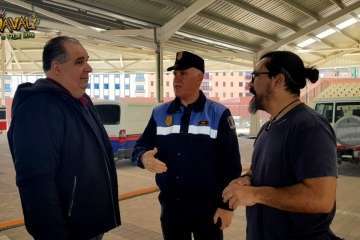 Montaje del escenario y pregón de las fiestas del Carnaval 2018 de Telde (Foto TA y Francisco Javier Santana)