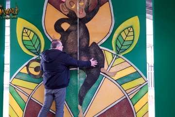 Montaje del escenario y pregón de las fiestas del Carnaval 2018 de Telde (Foto TA y Francisco Javier Santana)