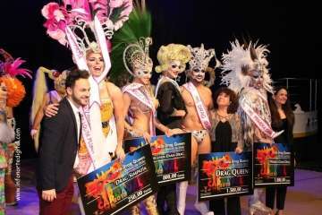 Una alegoría de Nauzet Afonso 'arrasa' en la Gala Drag Queen de Guía (Foto Infonortedigital y TA)