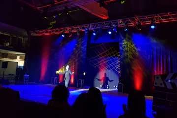 Una alegoría de Nauzet Afonso 'arrasa' en la Gala Drag Queen de Guía (Foto Infonortedigital y TA)