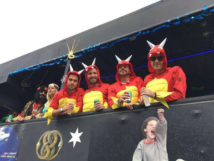 La carroza en la Cabalgata de Las Palmas de GC de este año (Foto CCC)
