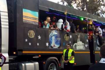 Carroza de Carnaval Canario en la Cabalgata de Las Palmas de Gran Canaria (Foto CCC)