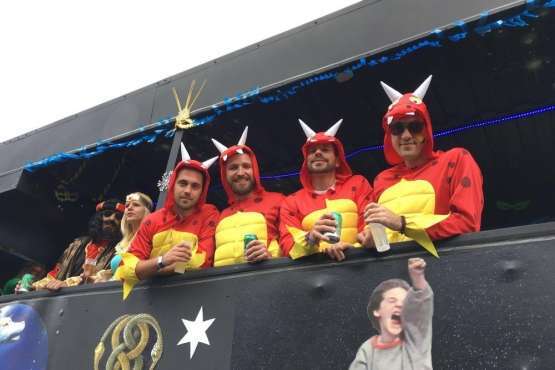 Carroza de Carnaval Canario en la Cabalgata de Las Palmas de Gran Canaria (Foto CCC)