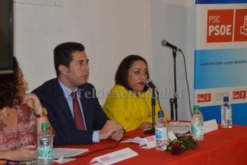 Josefa Milán recibe el IV Premio Igualdad del PSOE de Telde (Foto TA y Antonio Alí)