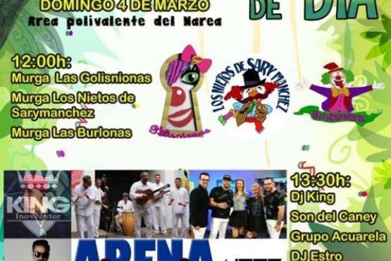 Domingo intenso de Carnaval en Telde (Foto TA)