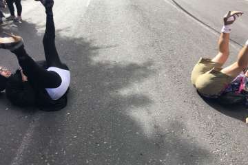 Yapci Pérez gana la IX Carrera de Tacones de Telde (Foto TA)