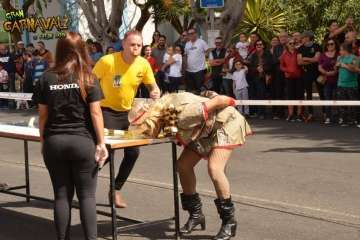 Yapci Pérez gana la IX Carrera de Tacones de Telde (Foto TA)