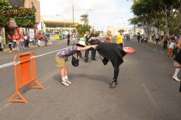 Yapci Pérez gana la IX Carrera de Tacones de Telde (Foto TA)